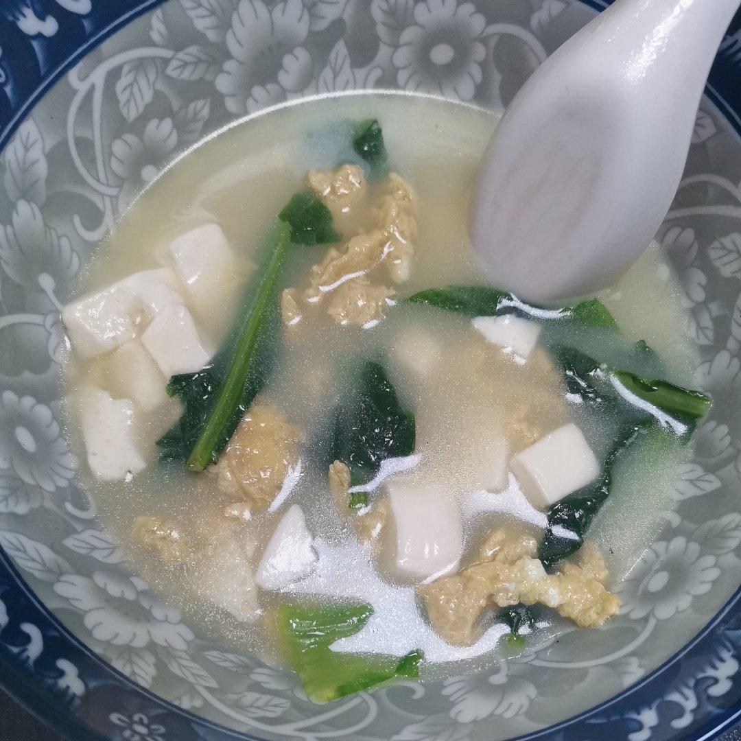 白菜豆腐汤
