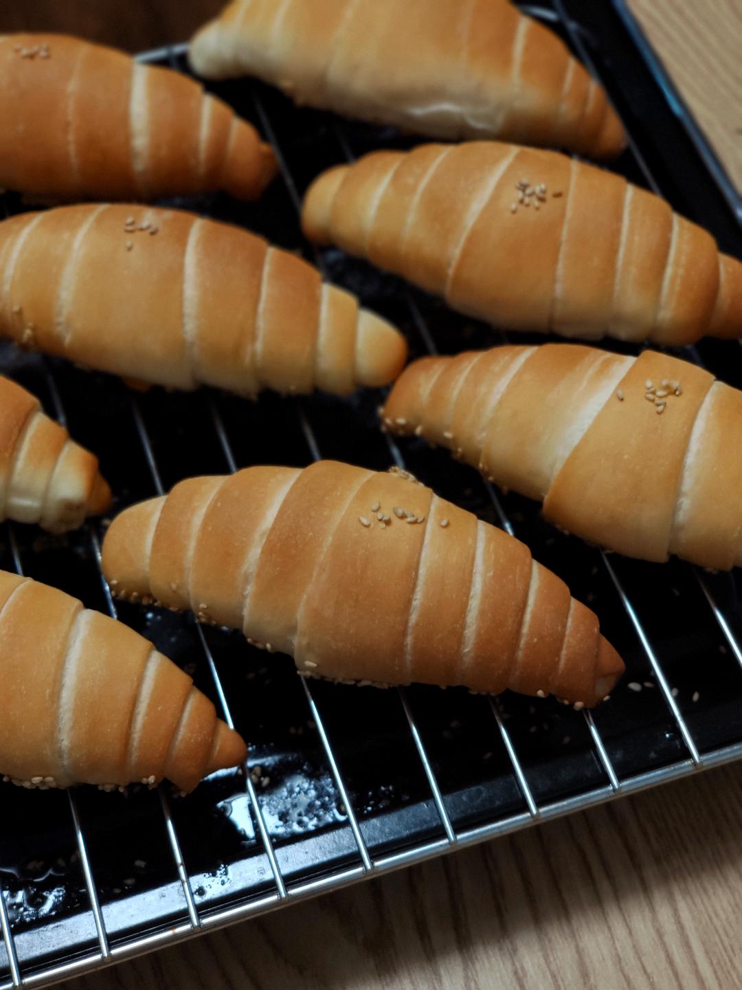 免手套膜❗️人气🔥日式盐面包｜盐可颂｜海盐卷