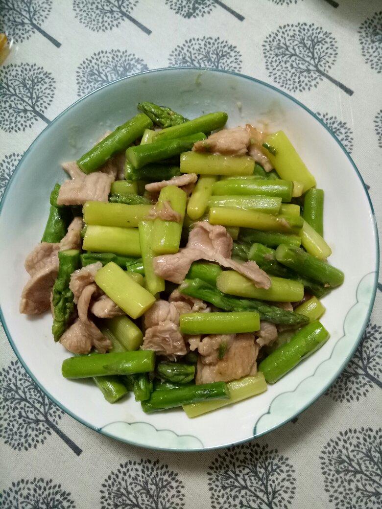 芦笋炒肉