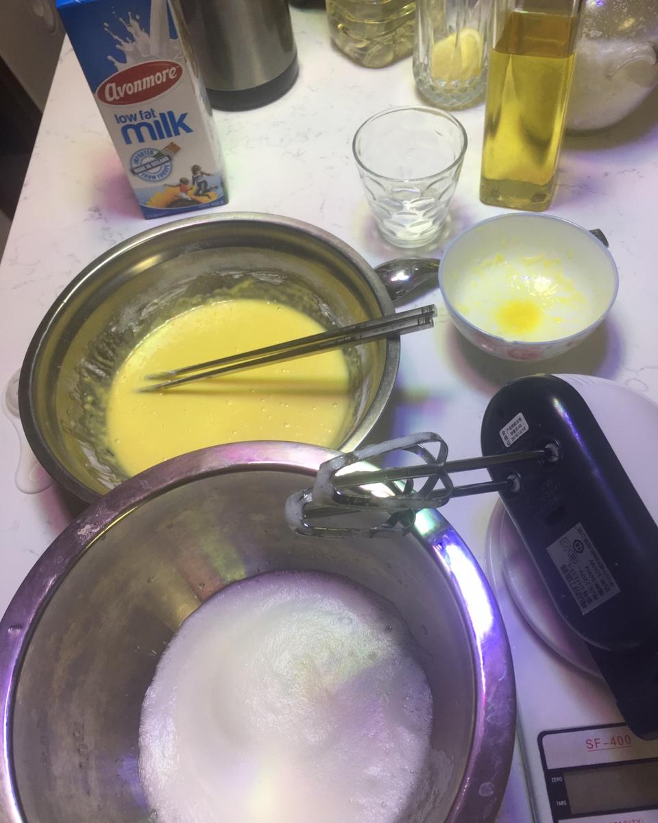 六寸戚风蛋糕胚