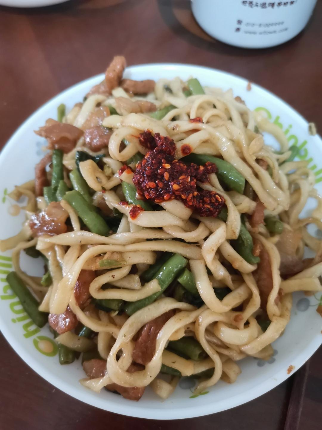 豆角焖面