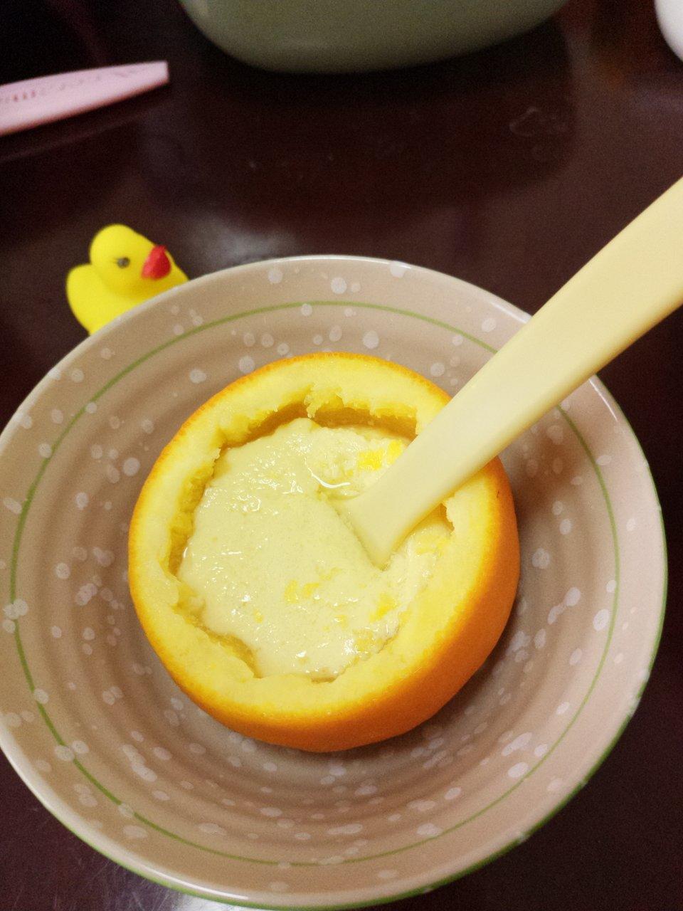 妧汐!香橙鸡蛋羹