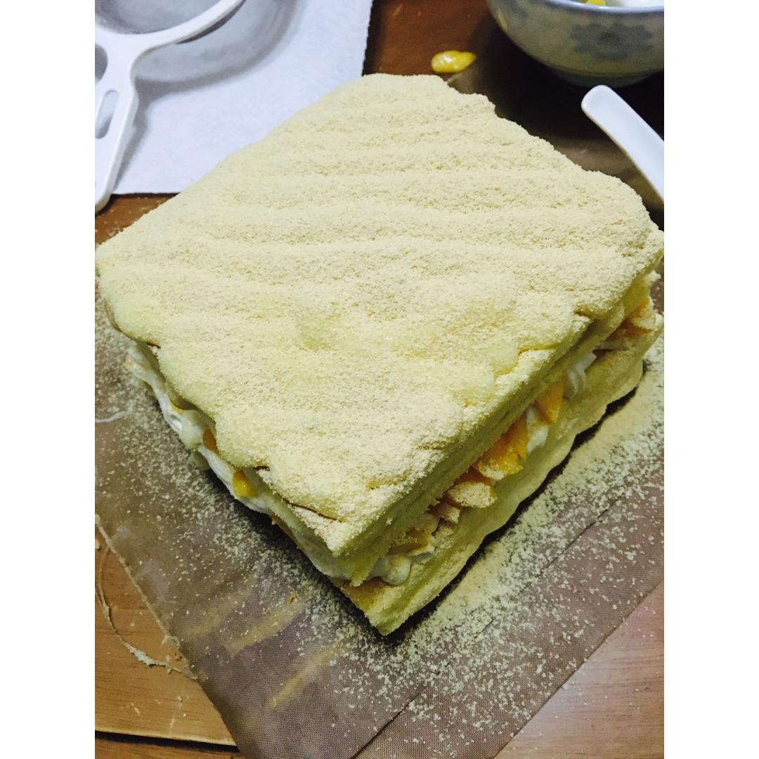 日式豆乳盒子蛋糕