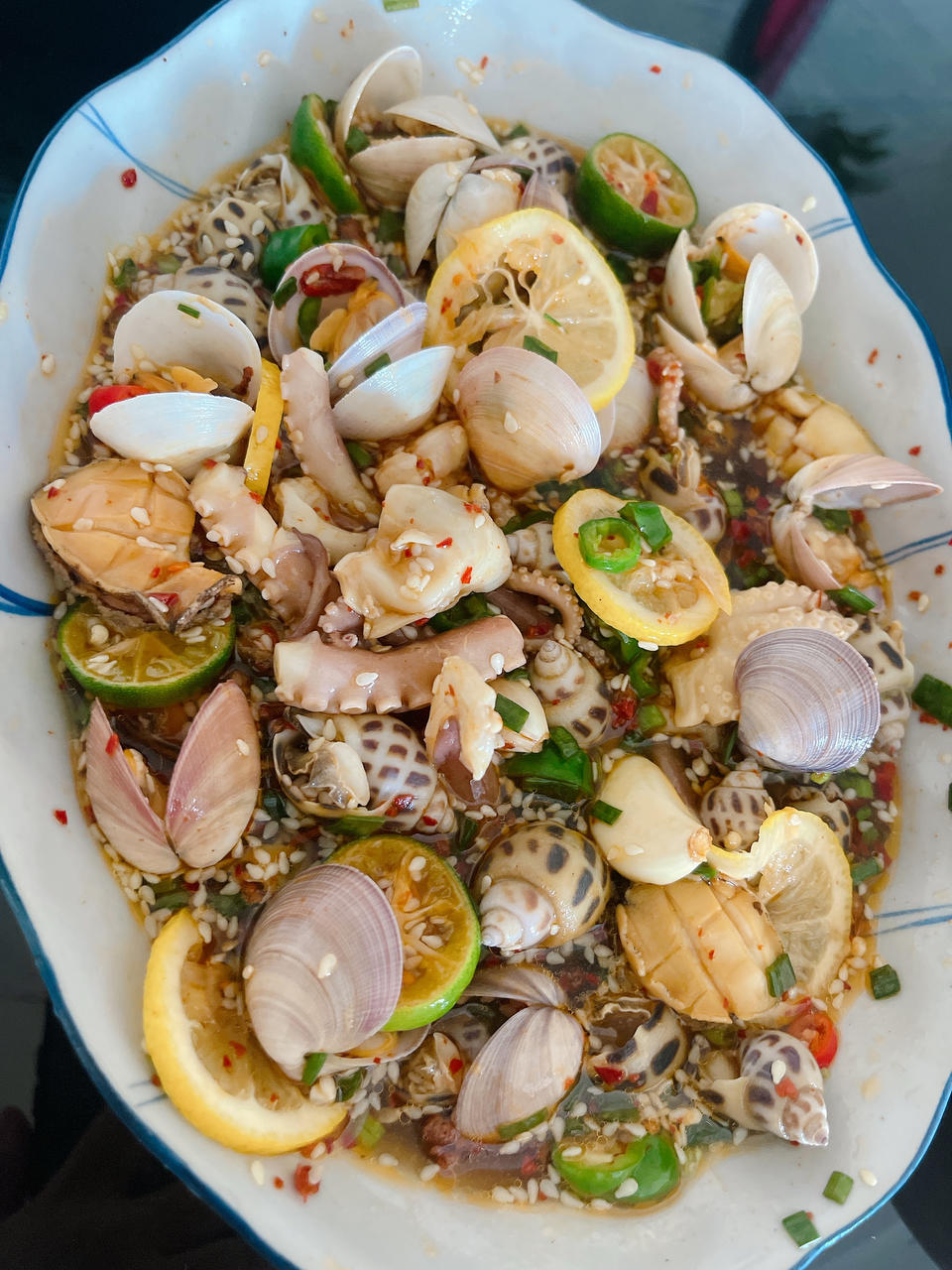 简单两步，教你做超嫩的捞汁小海鲜