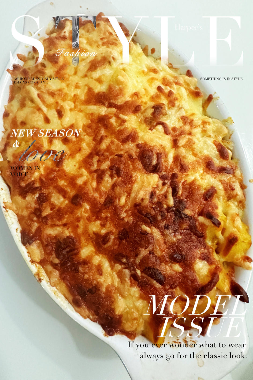 咖喱鸡肉芝士焗饭