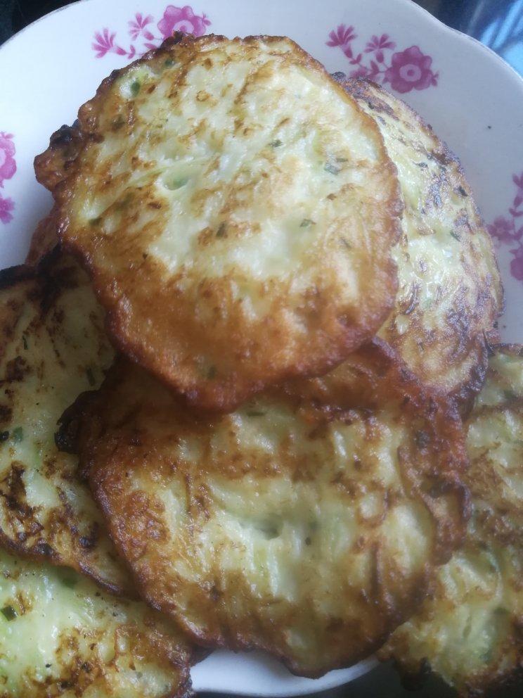 时令菜丝瓜饼又香又嫩