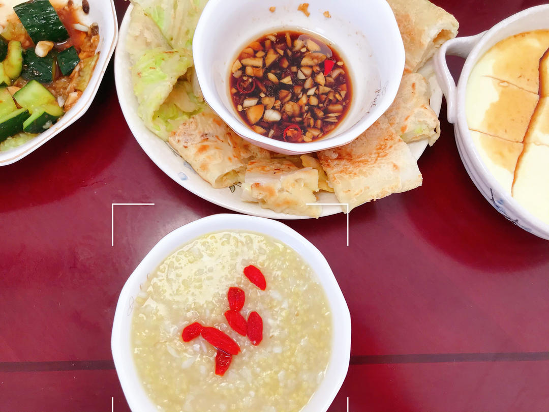 营养早餐：山药百合小米粥