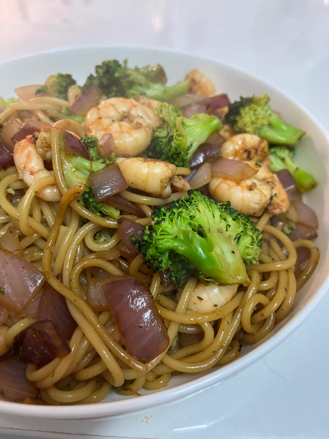 减脂|美味又低脂的虾油虾仁意大利面