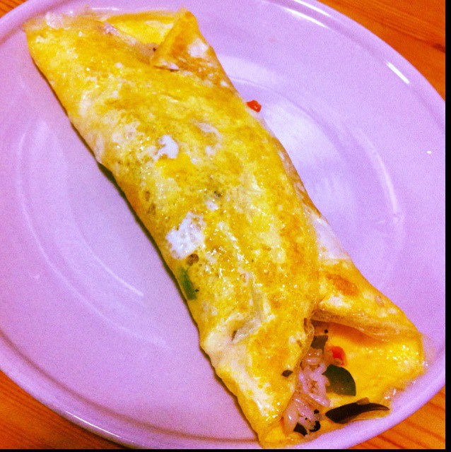 腊肠蛋包饭