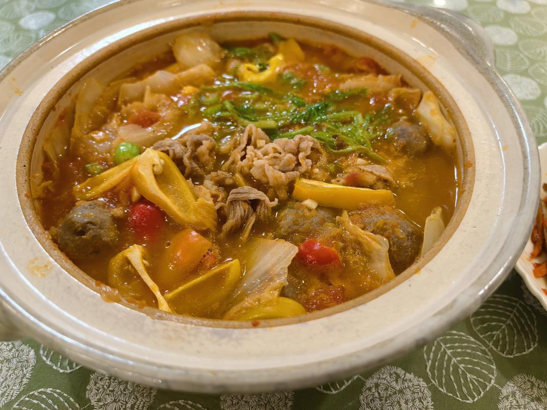 六颗番茄🍅火锅汤底