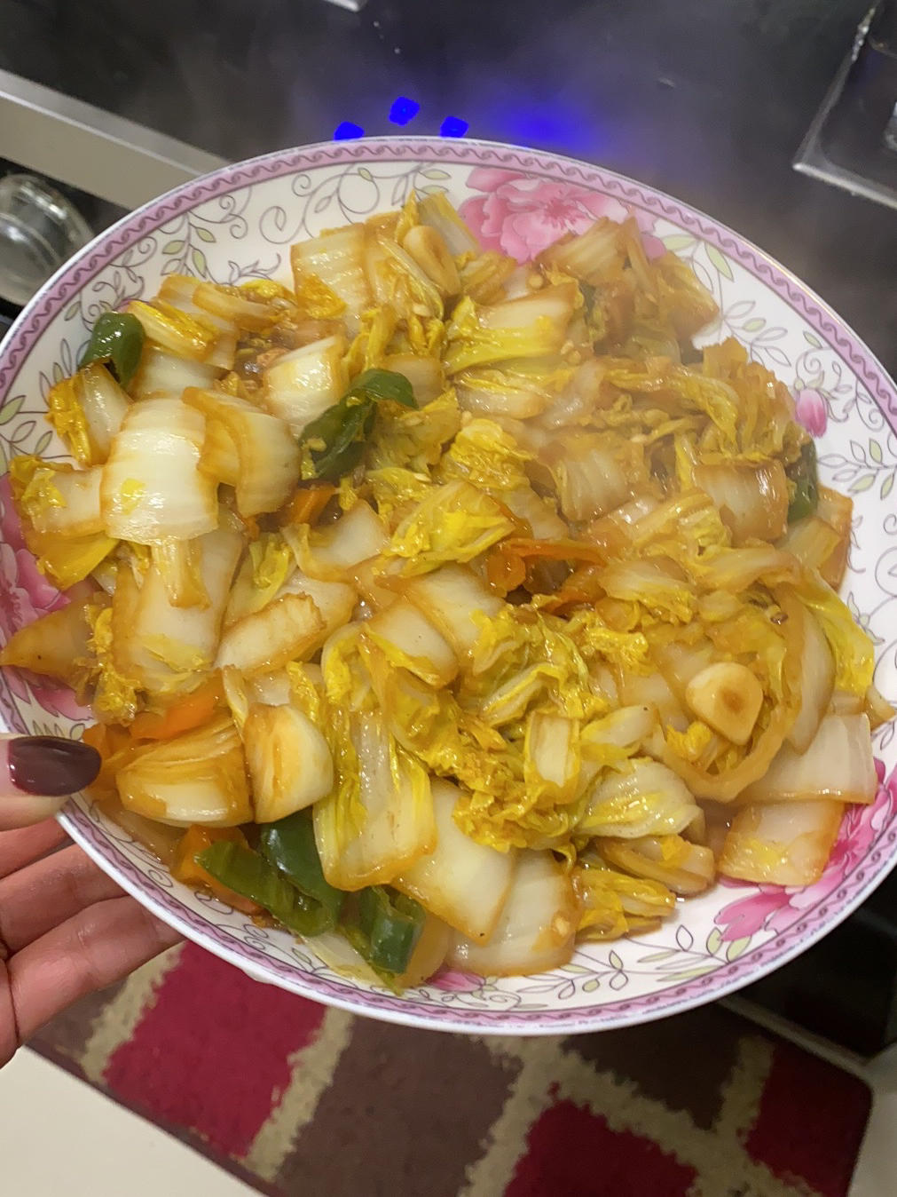 酸辣娃娃菜极简版💜