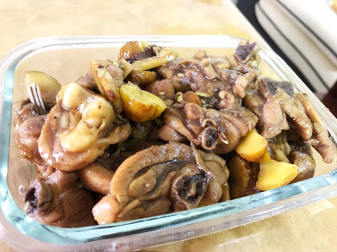 板栗烧鸡腿