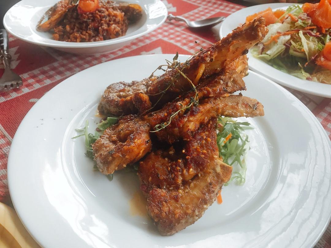 迷迭香烤小羊排