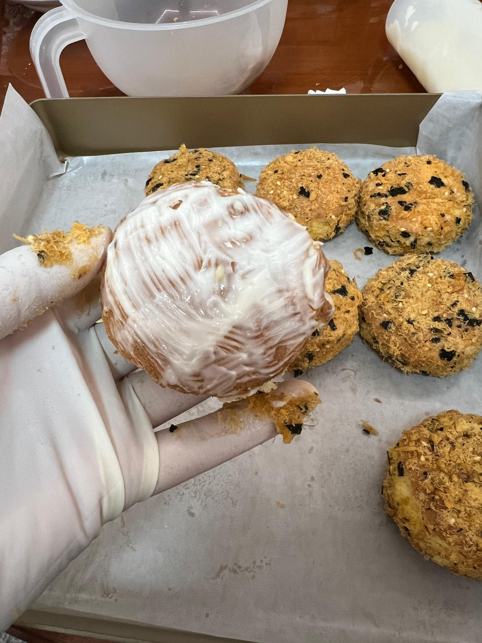 朋友都说比鲍师傅好吃的海苔肉松小贝