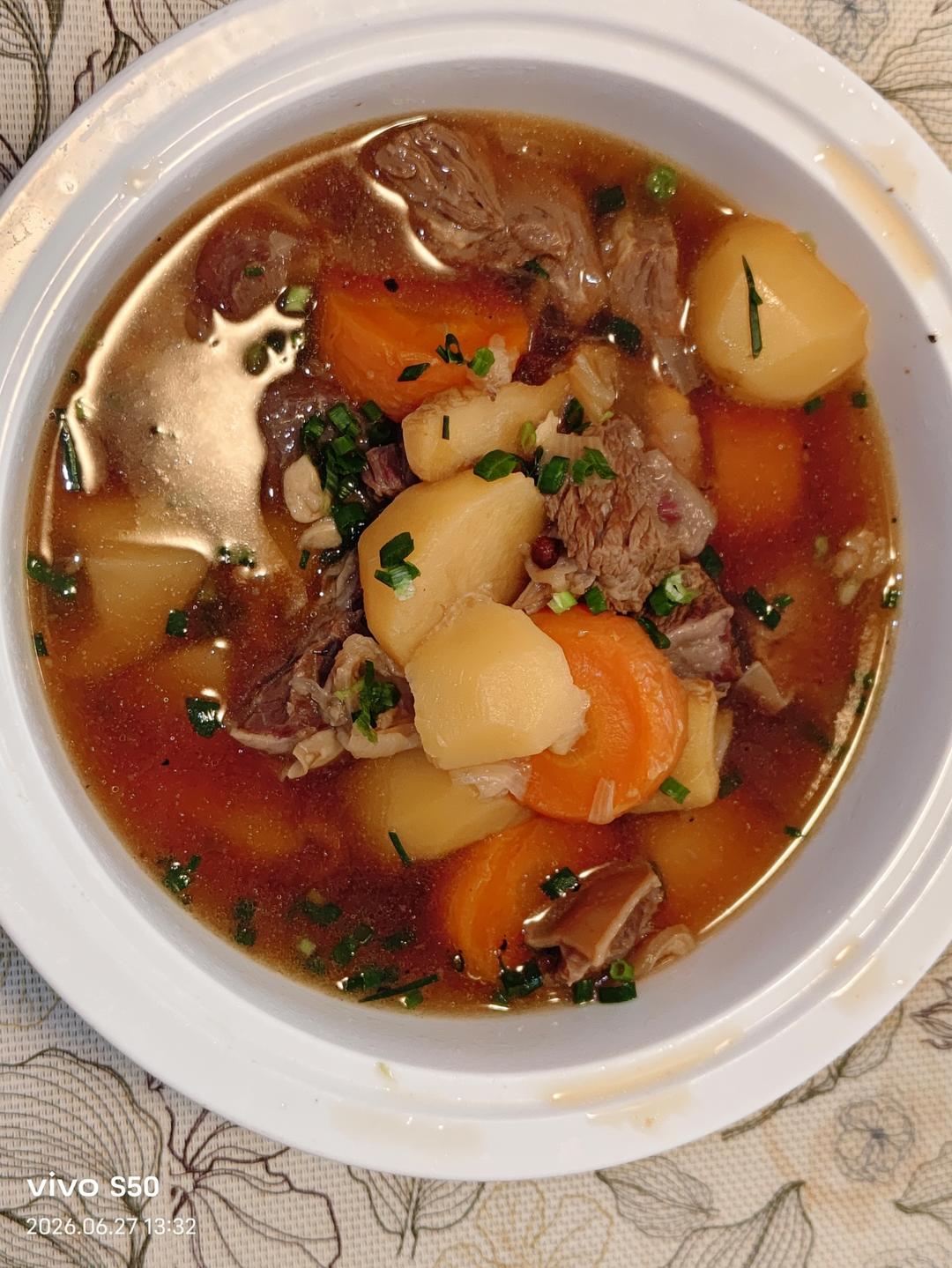 土豆炖牛肉（超级美味零失败全光盘）