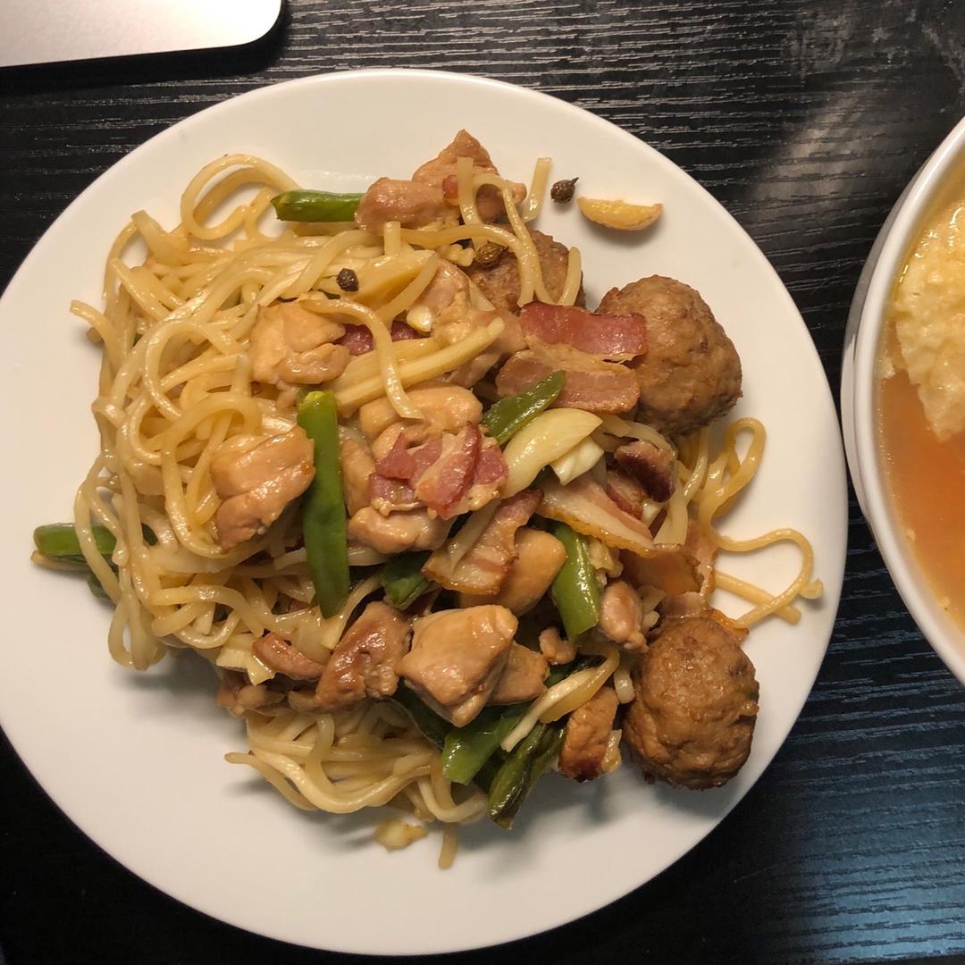 家常豆角焖面