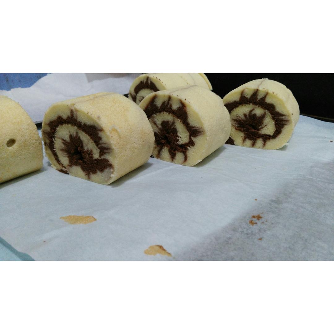 可可旋风蛋糕卷（视频）