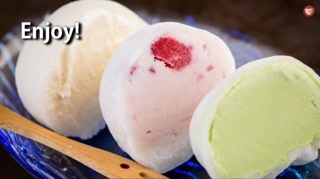 摩提 mochi 果子 大福 冰淇淋的做法
