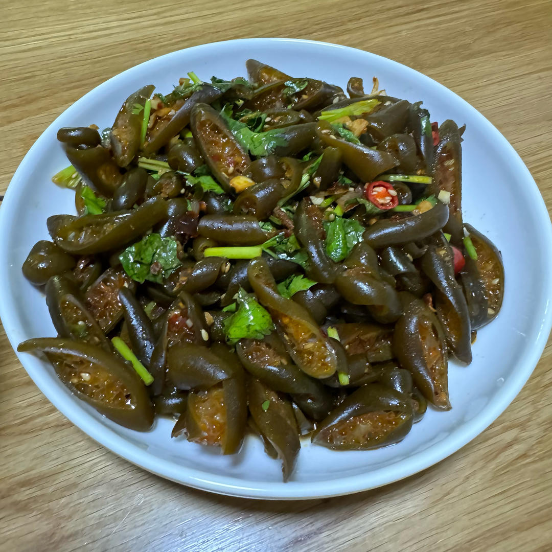 拌海松茸（制作记录）