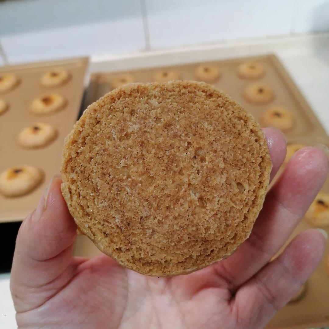 低甜花生油猪油混合版桃酥