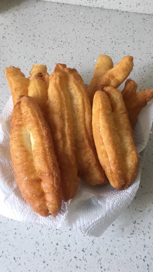 自制无泡打粉油条