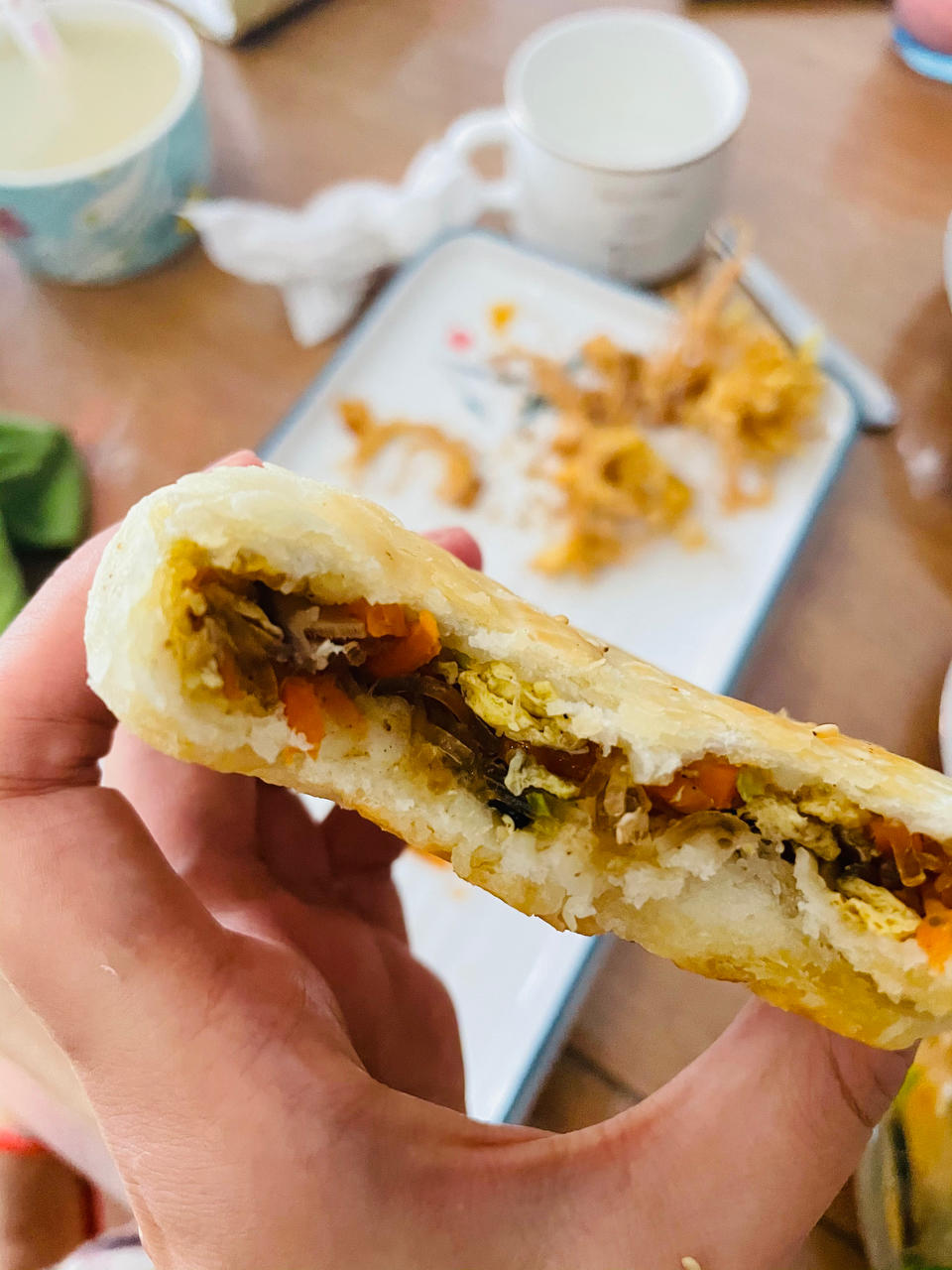 胡萝卜鸡蛋粉丝馅（包子、馅饼都好吃😋）