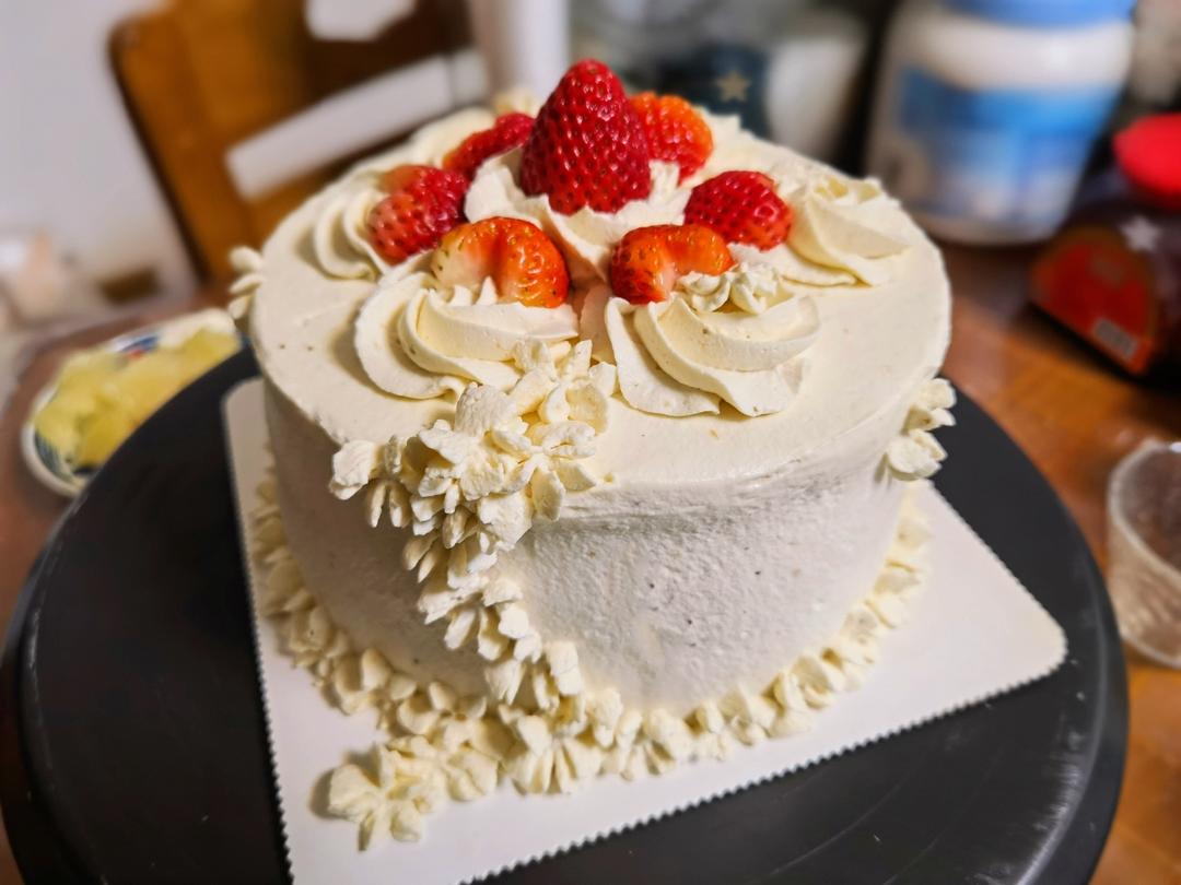 《Tinrry+》草莓奶油蛋糕（8寸配方）