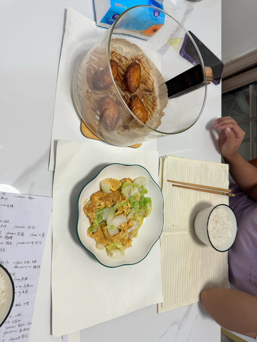 家常白菜炒鸡蛋