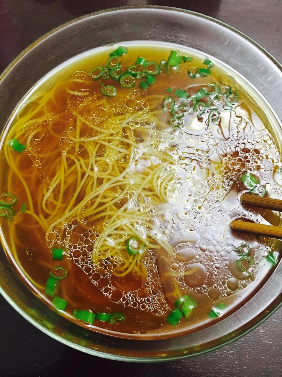 yoga15做的葱油汤面