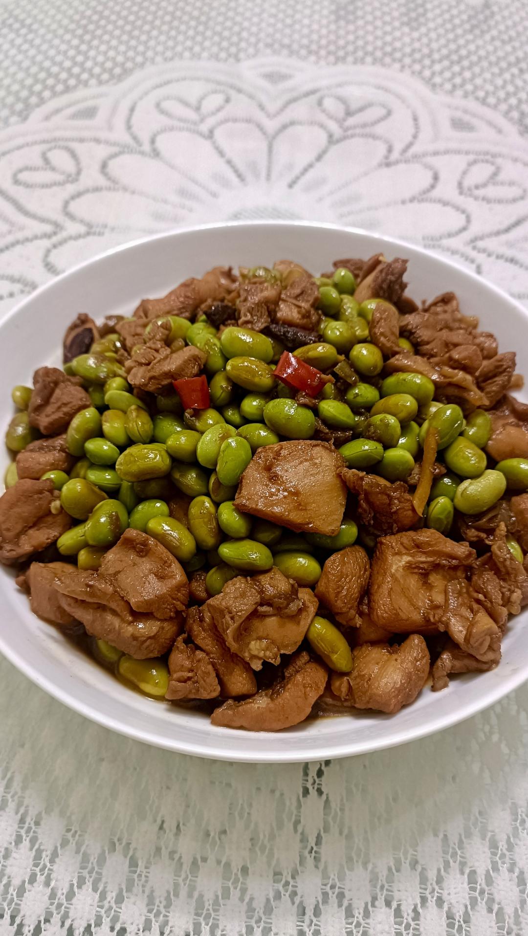 毛豆鸡腿