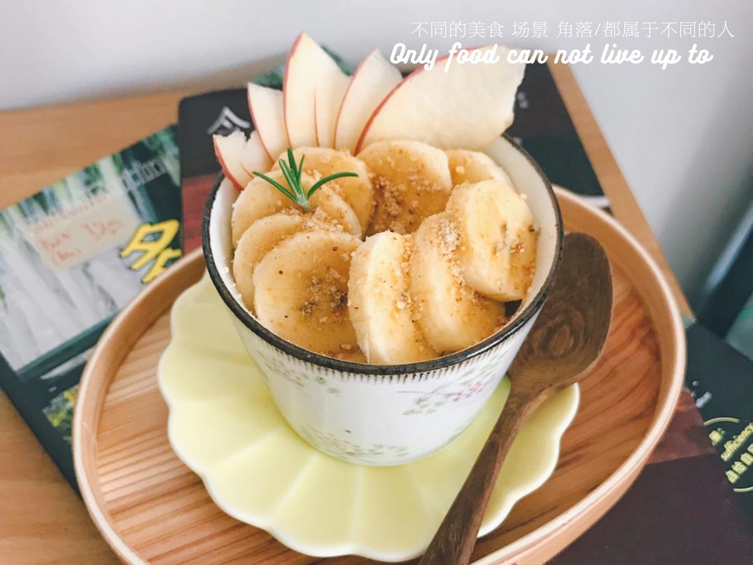 黄豆粉苹果香蕉燕麦粥