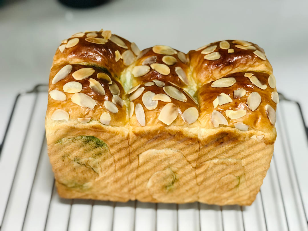 绝品抹茶奶酥吐司🍞撕开瞬间我就沦陷了