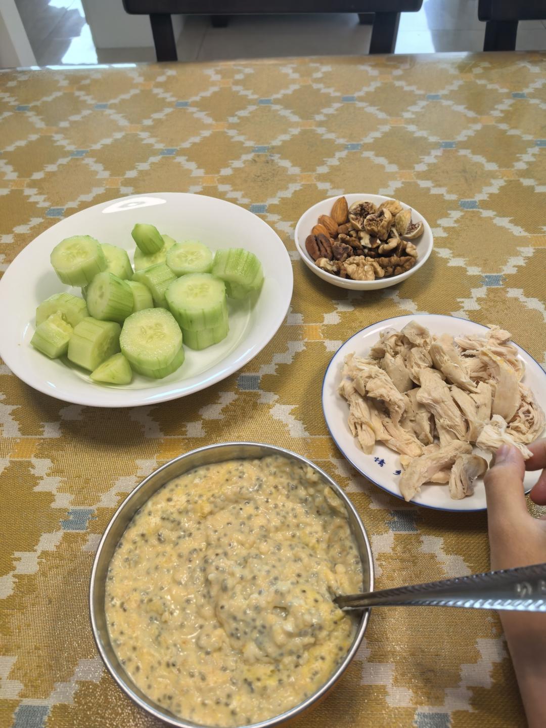 酒酿牛奶鸡蛋燕麦粥（冬日减肥完美早餐）