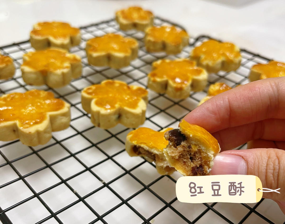 新手零失败，香甜可口红豆酥