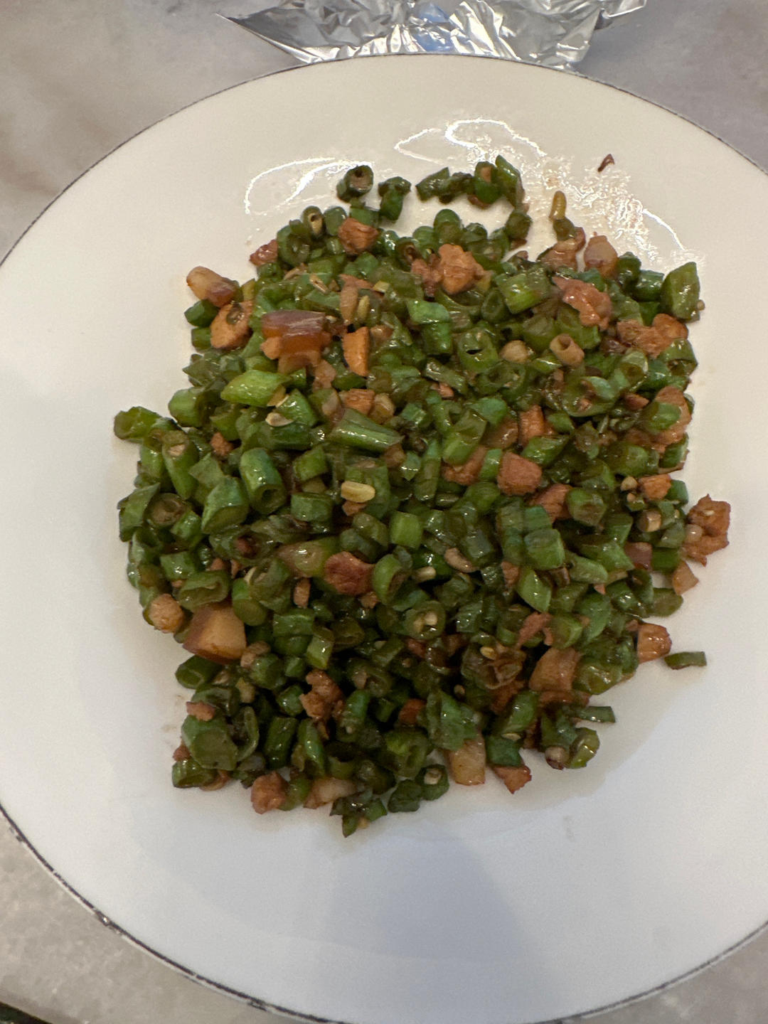 超下饭豇豆炒肉末