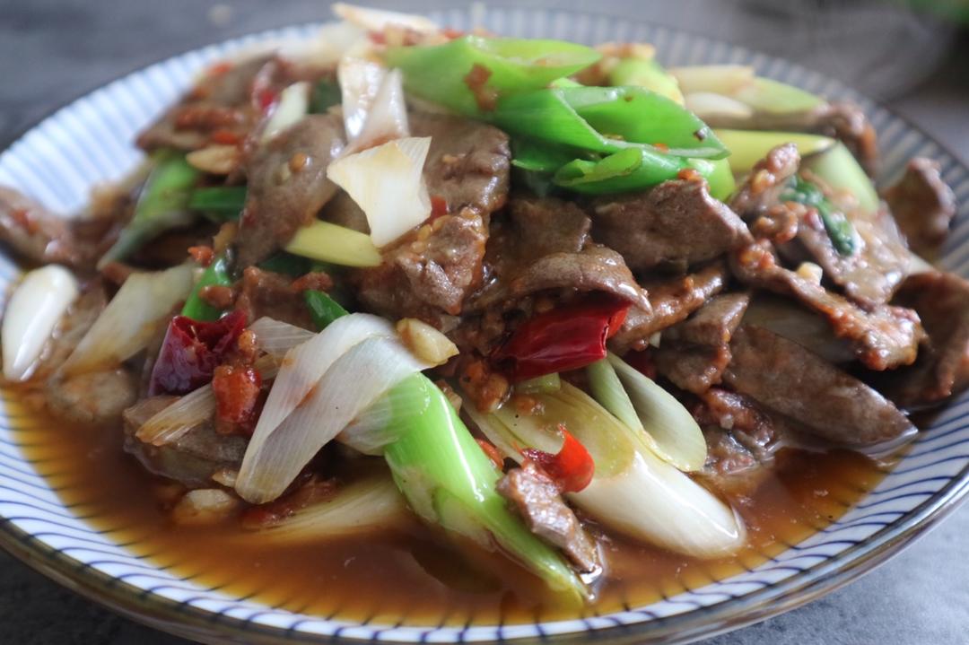 kelli的甜蜜生活做的炒羊肝