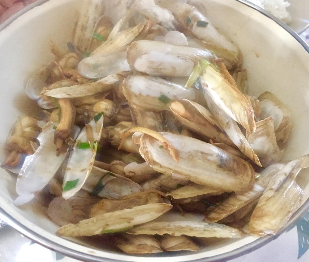 葱油蛏子