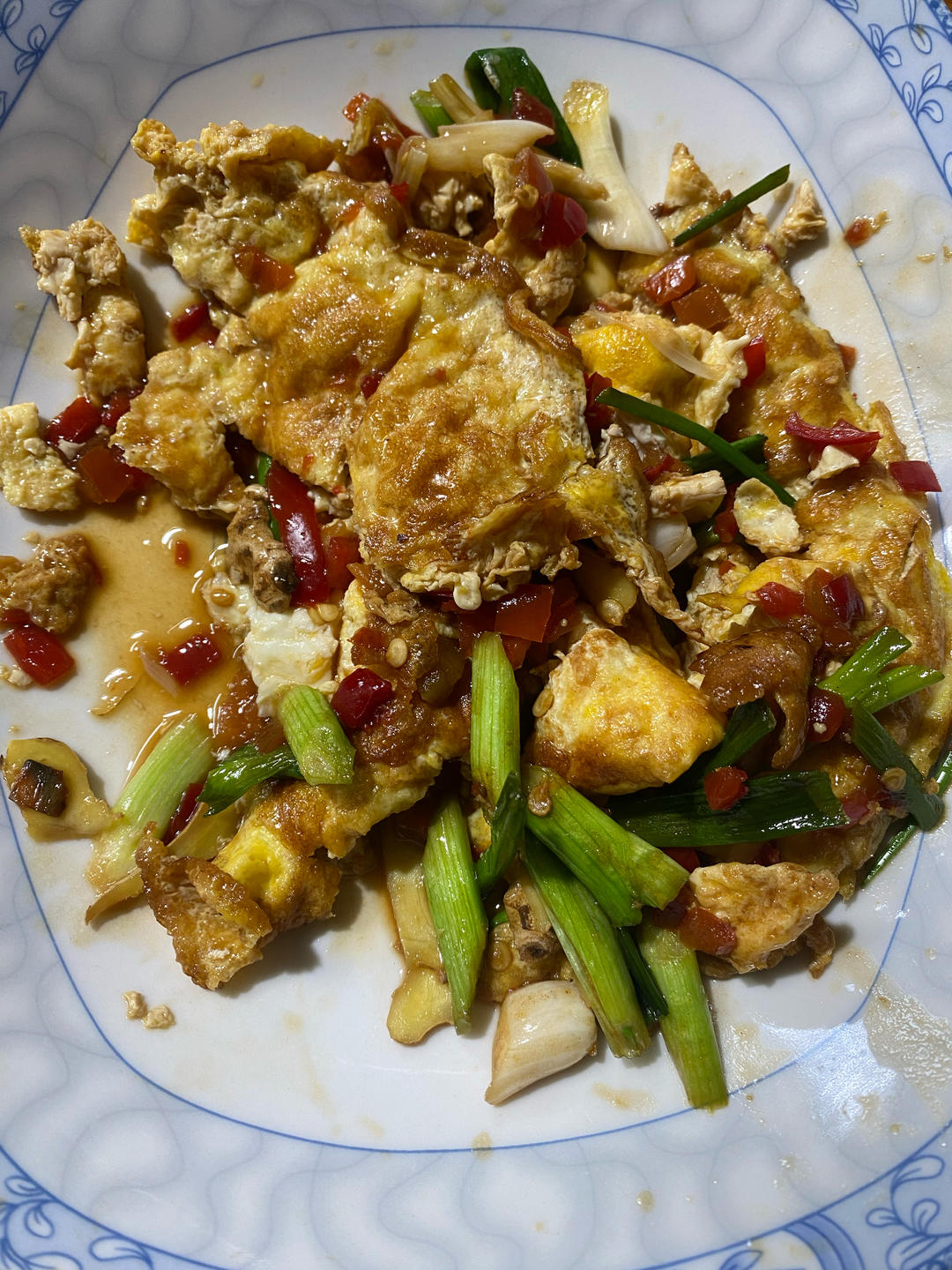 油爆醋炒蛋(长沙下饭菜)