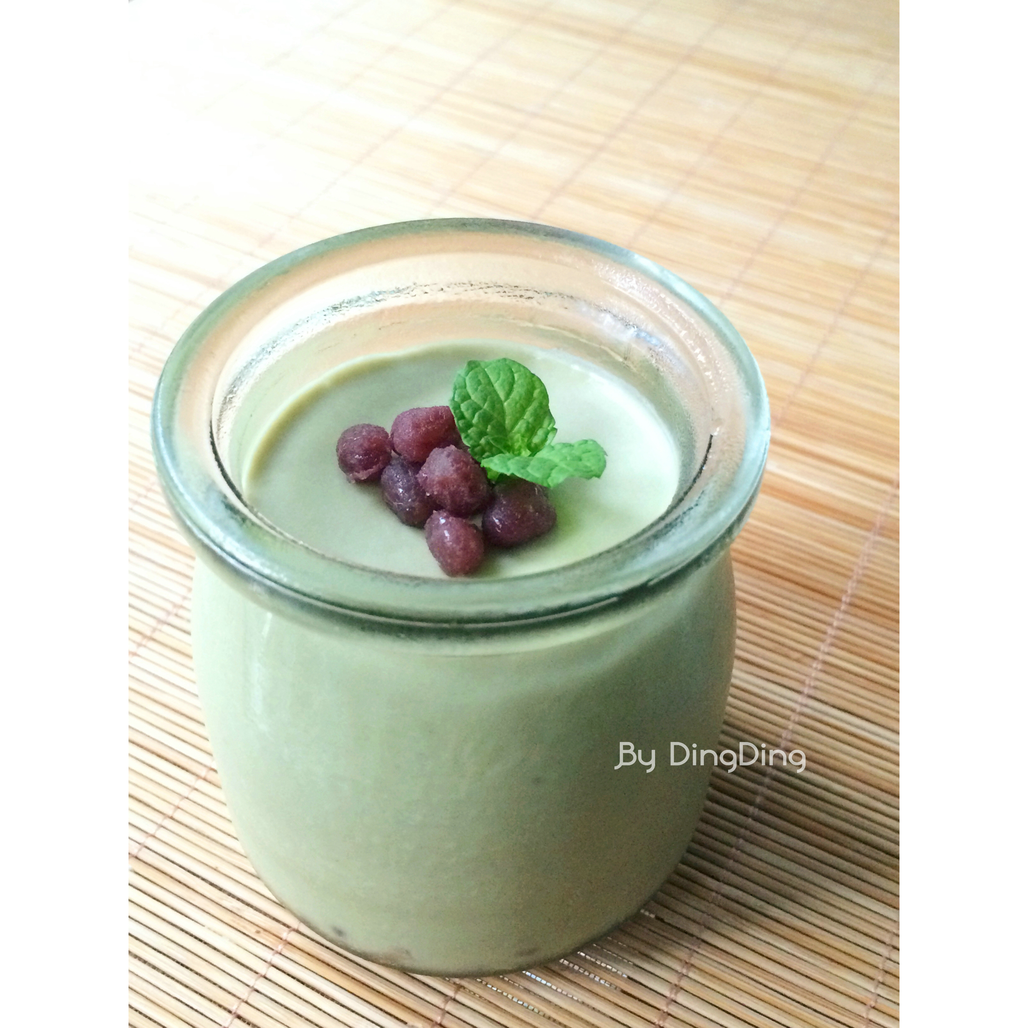 抹茶红豆慕斯杯