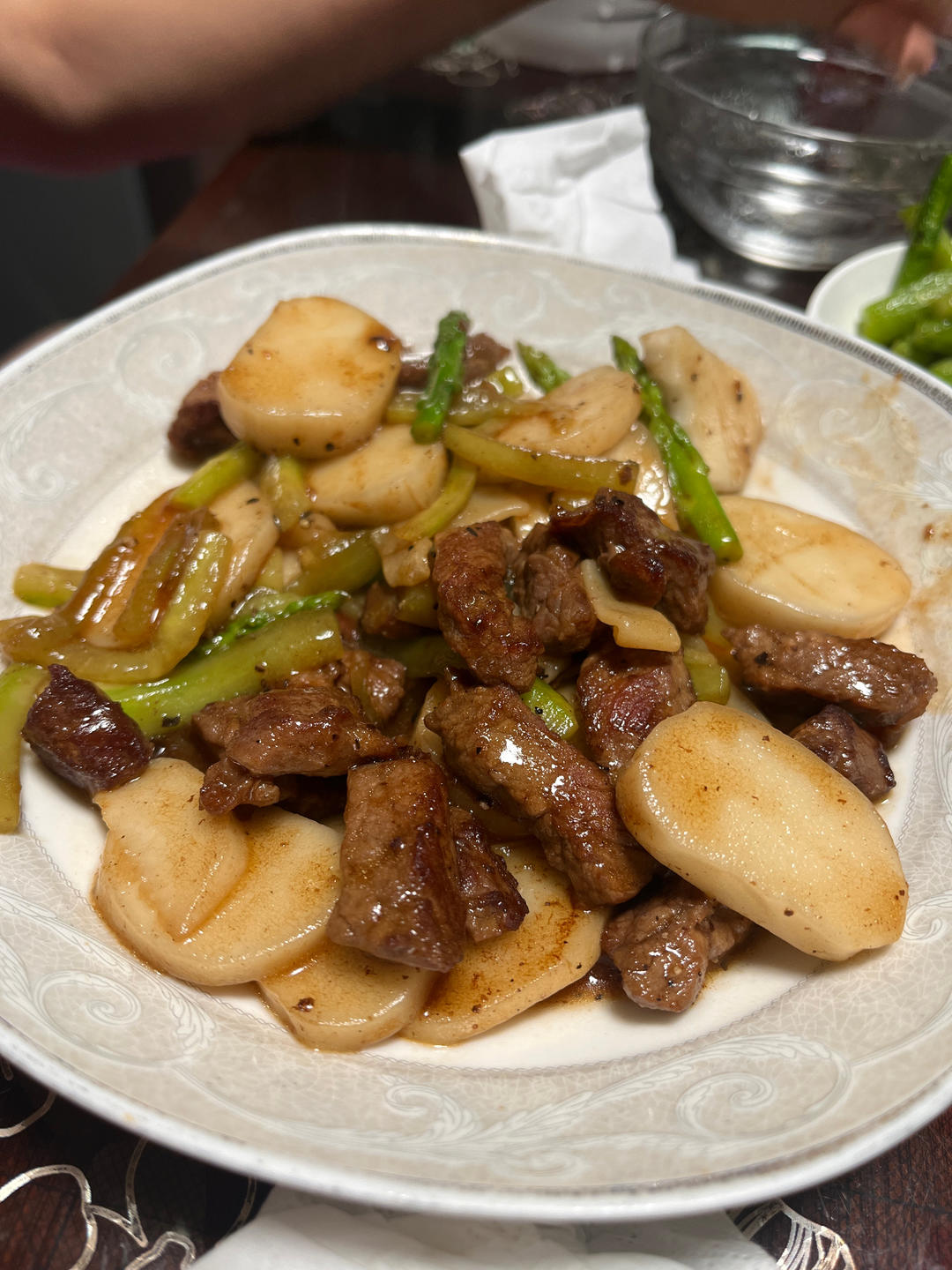 【山姆厨房】黑椒牛眼肉炒年糕