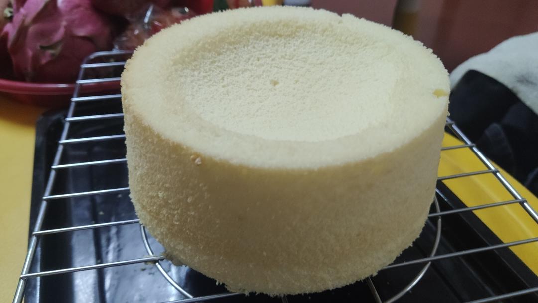 超柔软6寸戚风蛋糕(附8寸配方)零失败 超详细‼️含操作视频