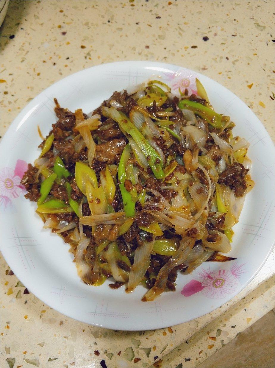 大葱炒牛肉