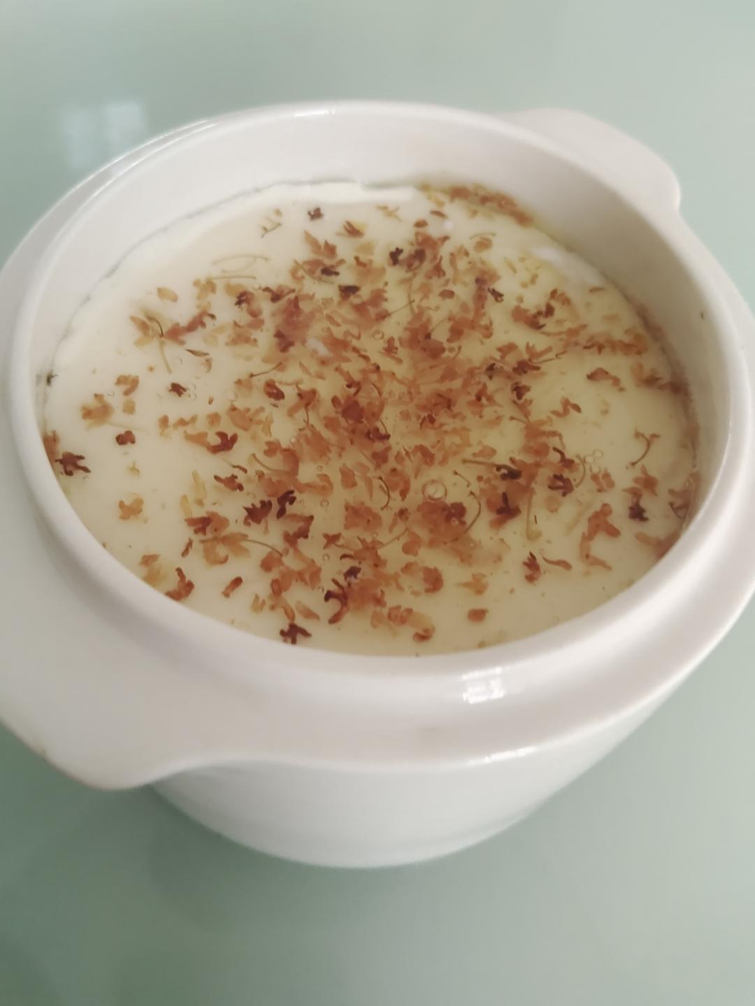 桂花牛奶炖奶