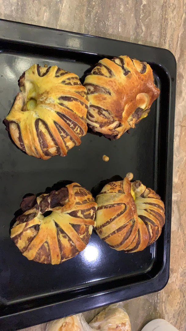 豆沙面包圈