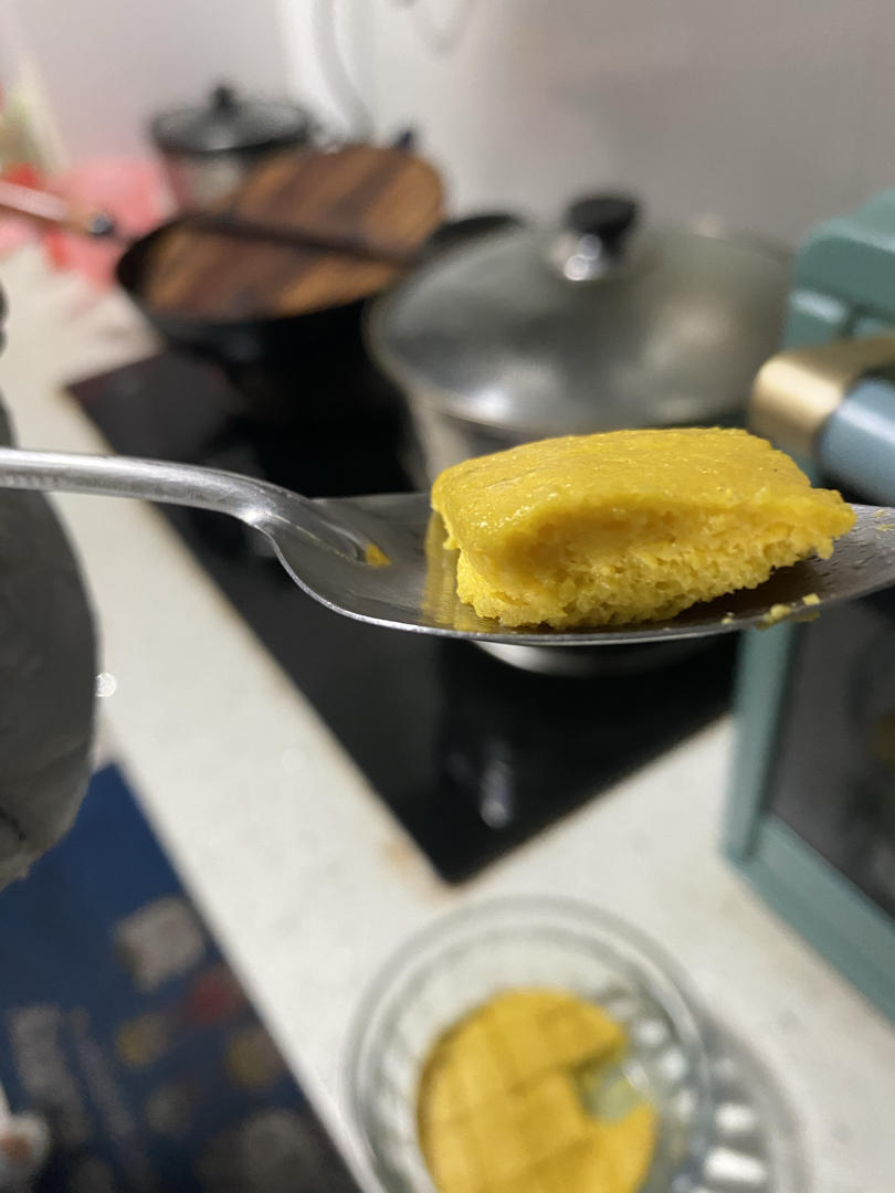 消耗米粉的好方法～宝宝蒸糕