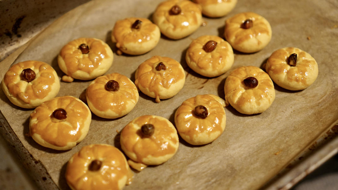 今天是可可爱爱的南瓜饼干~简直萌skr人