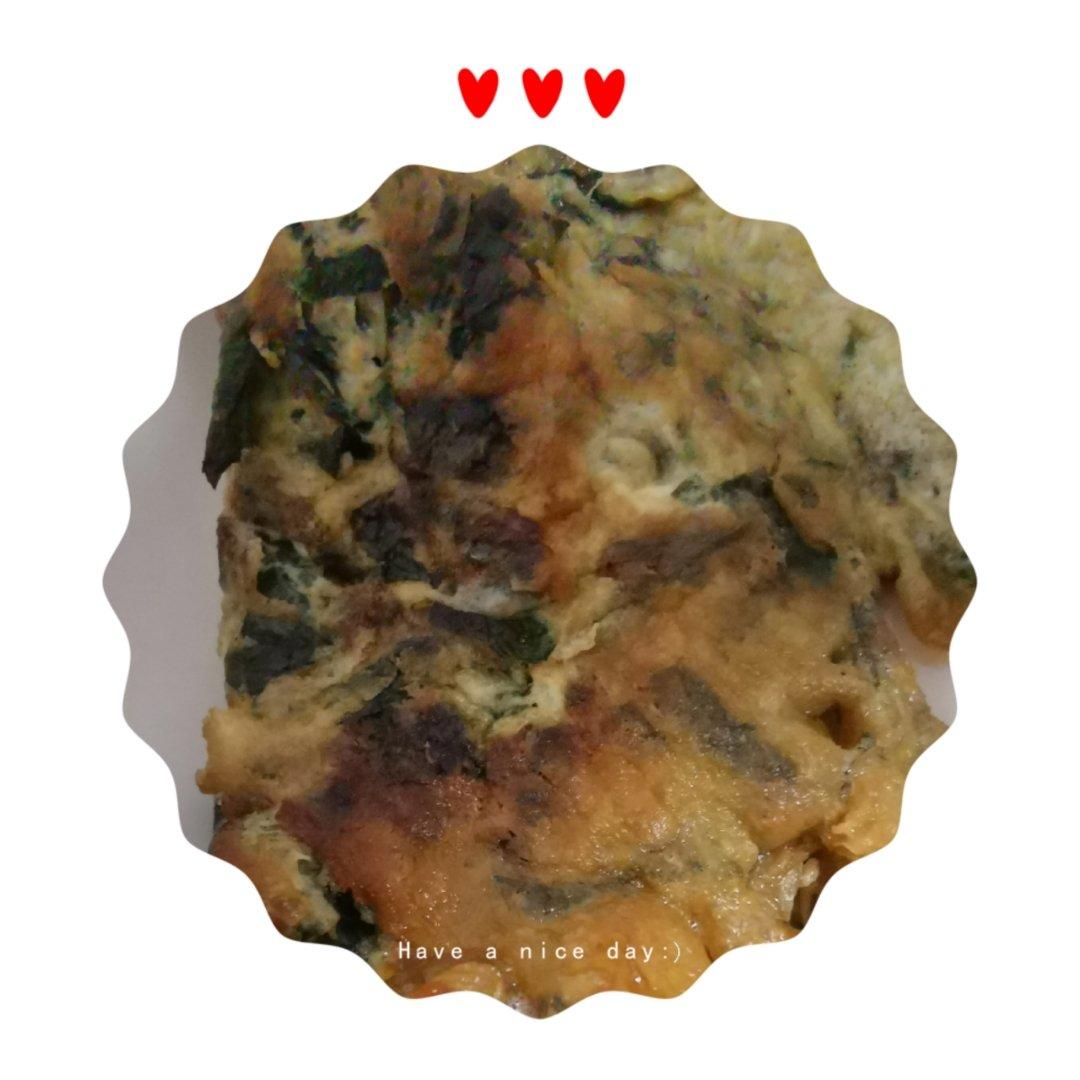 紫苏虾皮香煎蛋