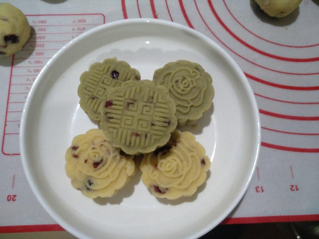蔓越莓绿豆糕