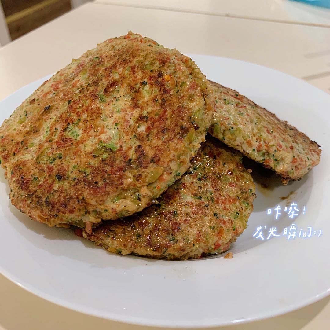 鸡胸肉饼（蔬菜）