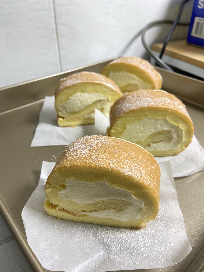 原味基础蛋糕卷(小五卷)